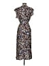 Zara Basic Paisley Blue Casual Dress Size S - photo 2