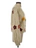 Zara Floral Ivory Cardigan Size S - photo 4
