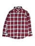 Lands' End Plaid Red Long Sleeve Button-Down Shirt Size 8 - photo 1