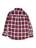 Lands' End Plaid Red Long Sleeve Button-Down Shirt Size 8 - photo 2