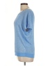 INC International Concepts Blue Short Sleeve Top Size L - photo 5