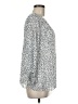Nine West Silver 3/4 Sleeve Blouse Size M - photo 4