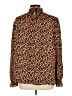 Tucker Animal Print Brown Blouse Size L - photo 2