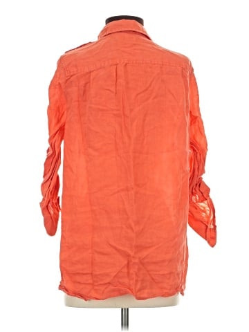 MICHAEL Michael Kors 3/4 Sleeve Button-Down Shirt (view 2)