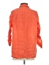 MICHAEL Michael Kors Orange 3/4 Sleeve Button-Down Shirt Size M - photo 2