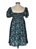 Shein 100% Polyester Floral Blue Casual Dress Size S - photo 2