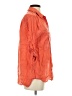 MICHAEL Michael Kors Orange 3/4 Sleeve Button-Down Shirt Size M - photo 4