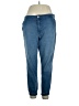 d.jeans Solid Blue Jeans Size 14 - photo 1