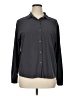PrAna Solid Gray Long Sleeve Button-Down Shirt Size XL - photo 1