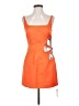 Sau Lee 100% Polyester Orange Cocktail Dress Size 4 - photo 1