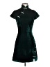 Sau Lee Graphic Green Cocktail Dress Size 2 - photo 1