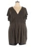 City Chic Metallic Brown Romper Size 24 Plus (XXL) - photo 1