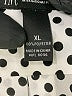INC International Concepts 100% Polyester Polka Dots Silver Long Sleeve Blouse Size XL - photo 9