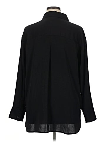 Open Edit Long Sleeve Button-Down Shirt (view 2)