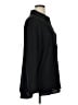 Open Edit Solid Black Long Sleeve Button-Down Shirt Size XL - photo 4