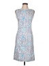 Manuel Canovas Chevron-herringbone Blue Cocktail Dress Size 6 (2) - photo 1