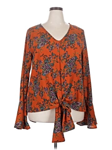 Acting Pro Long Sleeve Blouse (view 1)