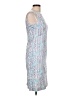 Manuel Canovas Chevron-herringbone Blue Cocktail Dress Size 6 (2) - photo 4