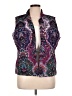 Coldwater Creek 100% Cotton Paisley Purple Vest Size 1X - photo 1