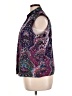 Coldwater Creek 100% Cotton Paisley Purple Vest Size 1X - photo 5