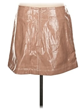 Maeve Faux Leather Skirt (view 2)