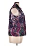 Coldwater Creek 100% Cotton Paisley Purple Vest Size 1X - photo 4