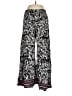 Nostalgia 100% Rayon Paisley Black Casual Pants Size M - photo 1