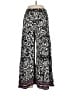 Nostalgia 100% Rayon Paisley Black Casual Pants Size M - photo 2