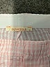 Olivaceous 100% Cotton Checkered-gingham Orange Shorts Size S - photo 3