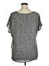Style&Co 100% Polyester Black Short Sleeve Blouse Size XL - photo 2