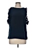 H By Halston 100% Polyester Blue 3/4 Sleeve Top Size M - photo 1