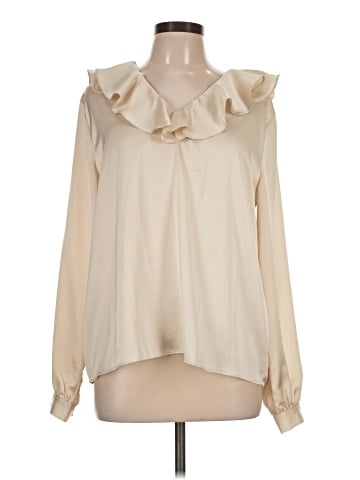 Ann Taylor Long Sleeve Blouse (view 1)