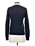 Point Sur 100% Cotton Polka Dots Blue Pullover Sweater Size S - photo 2