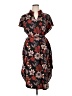 Shein Print Brown Casual Dress Size 0X - photo 1