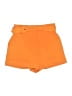 Gianni Bini 100% Polyester Solid Orange Shorts Size 6 - photo 2