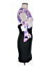 Alexander McQueen Graphic Black Cocktail Dress Size M - photo 4