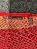 525 America 100% Rayon Color Block Orange Pullover Sweater Size S - photo 7