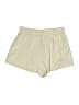 Zara Solid Ivory Khaki Shorts Size L - photo 2