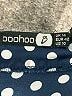 Boohoo Polka Dots Blue Casual Dress Size 10 - photo 7