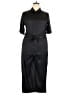 Silk & Salt Solid Black Jumpsuit Size XXL - photo 1