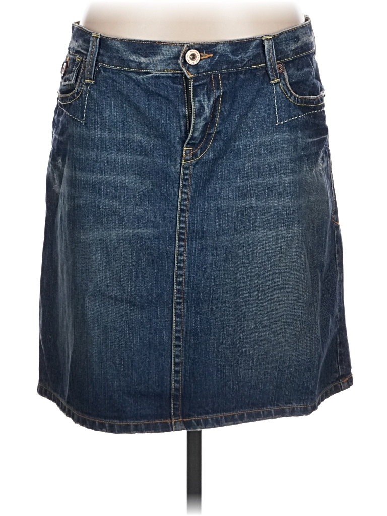 Pre-owned Old Navy Denim Skirt In Blue