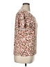 Calvin Klein Hearts Brown Short Sleeve Blouse Size XL - photo 4