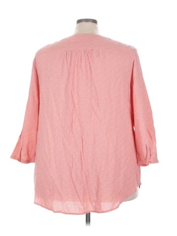St. John's Bay 3/4 Sleeve Button-Down Shirt (view 2)
