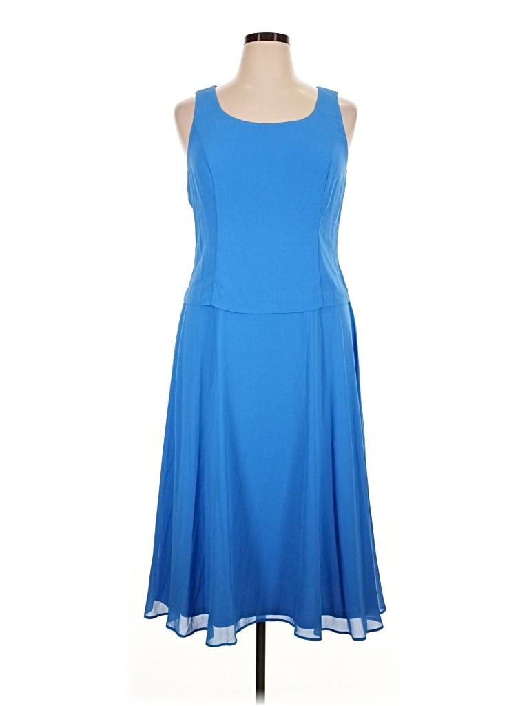 Pre-owned Jessica Howard Casual Dress In Blue