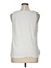 Ann Taylor LOFT Outlet 100% Polyester White Sleeveless Blouse Size XL - photo 2