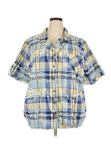 Liz & Me Short Sleeve Button-Down Shirt (view 1)