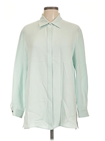 St. John Long Sleeve Silk Top (view 1)