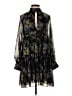 Cinq à Sept 100% Polyester Floral Black Cocktail Dress Size 4 - photo 1