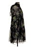Cinq à Sept 100% Polyester Floral Black Cocktail Dress Size 4 - photo 4