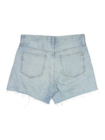 Madewell Relaxed Mid-Length Denim Shorts in Selton Wash: Ripped Edition (view 2)